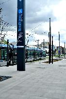 Testing Of New Line 9 Of The Tramway - Paris