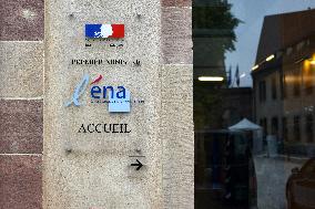 Emmanuel Macron Announced The Closure Of The ENA - Strasbourg