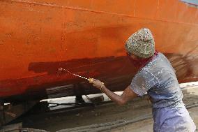 Dockyard in Bangladesh