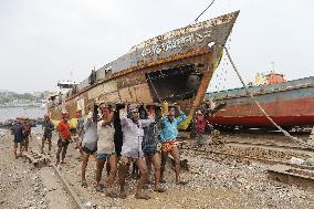 Dockyard in Bangladesh