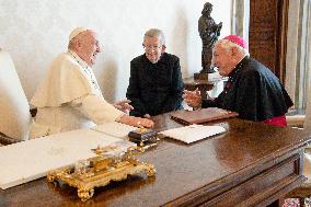 Pope Francis held several audience - Vatican