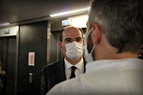 Jean Castex visits Edouard Herriot Hospital - Lyon