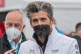 Patrick Dempsey In The Pits Of Fromula E - Rome