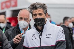 Patrick Dempsey In The Pits Of Fromula E - Rome