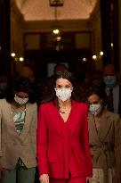 Queen Letizia At The Tribute To The Figure Of Clara Campoamor - Madrid