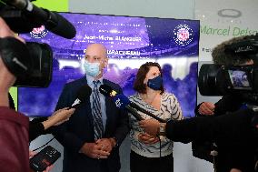 Jean-Michel Blanquer and Roxana Maracineanu visit Toulouse
