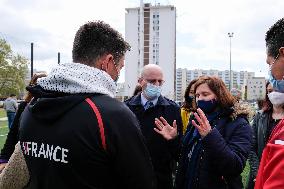 Jean-Michel Blanquer and Roxana Maracineanu visit Toulouse