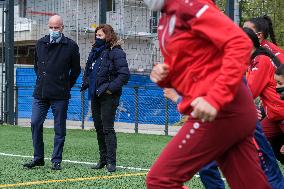 Jean-Michel Blanquer and Roxana Maracineanu visit Toulouse