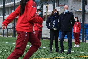 Jean-Michel Blanquer and Roxana Maracineanu visit Toulouse