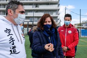 Jean-Michel Blanquer and Roxana Maracineanu visit Toulouse