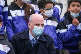 Jean-Michel Blanquer and Roxana Maracineanu visit Toulouse