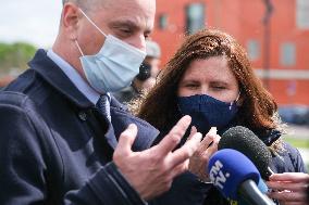 Jean-Michel Blanquer and Roxana Maracineanu visit Toulouse