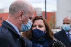 Jean-Michel Blanquer and Roxana Maracineanu visit Toulouse