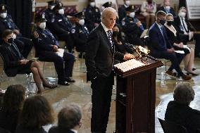 Tribute to Fallen Capitol Police Officer - Washington