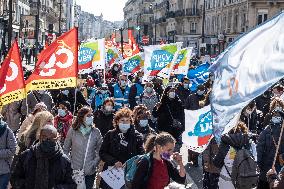 Functionaries Protest in Paris