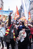 Functionaries Protest in Paris