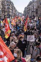 Functionaries Protest in Paris