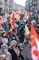 Functionaries Protest in Paris