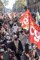 Functionaries Protest in Paris