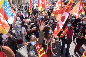 Functionaries Protest in Paris