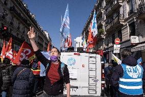 Functionaries Protest in Paris