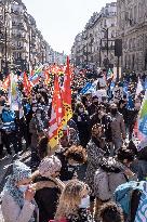 Functionaries Protest in Paris