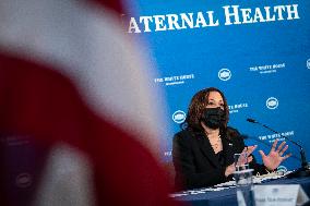 Vice President Kamala Harris Holds Roundtable on Black Maternal Health