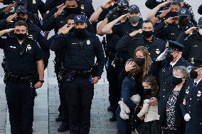 Police Officer William Evans honored In US Capitol - Washington