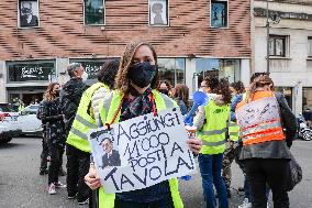 Alitalia Workers Demonstration - Rome