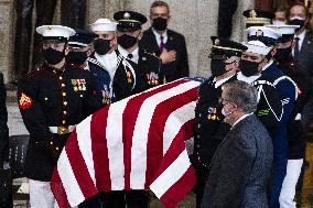 Police Officer William Evans Honored In US Capitol - Washington