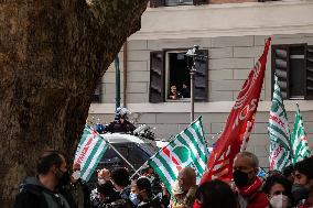 Alitalia Workers Demonstration - Rome