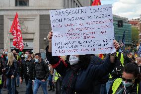 Alitalia Workers Demonstration - Rome