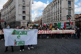 Alitalia Workers Demonstration - Rome