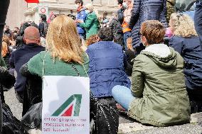 Alitalia Workers Demonstration - Rome