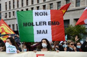 Alitalia Workers Demonstration - Rome