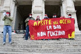Protest Of Students Agaisnt The DAD - Rome