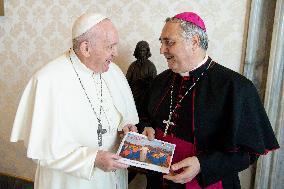 Pope Francis Meets Monsignor Salvatore Pennacchio - Vatican