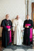 Pope Francis Meets Monsignor Salvatore Pennacchio - Vatican