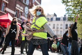 Demonstration Against The Unemployment Insurance Reform - Lille