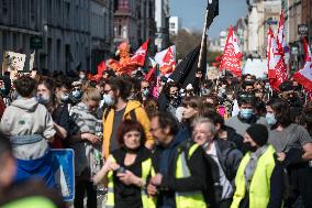 Demonstration Against The Unemployment Insurance Reform - Lille