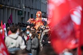 Demonstration Against The Unemployment Insurance Reform - Lille