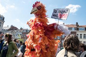 Demonstration Against The Unemployment Insurance Reform - Lille