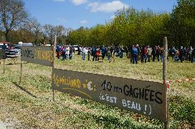 Protest against the Castres-Toulouse motorway project - Teulat