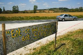 Protest against the Castres-Toulouse motorway project - Teulat