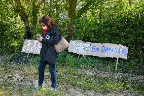 Protest against the Castres-Toulouse motorway project - Teulat