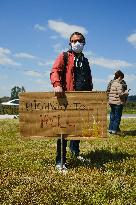 Protest against the Castres-Toulouse motorway project - Teulat