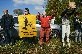 Protest against the Castres-Toulouse motorway project - Teulat