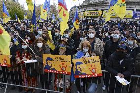 Protest in support of the independence of Kabylia - Paris