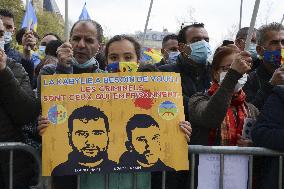 Protest in support of the independence of Kabylia - Paris