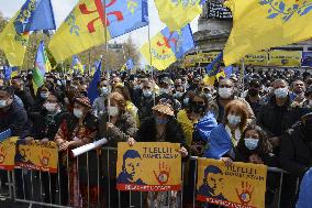 Protest in support of the independence of Kabylia - Paris